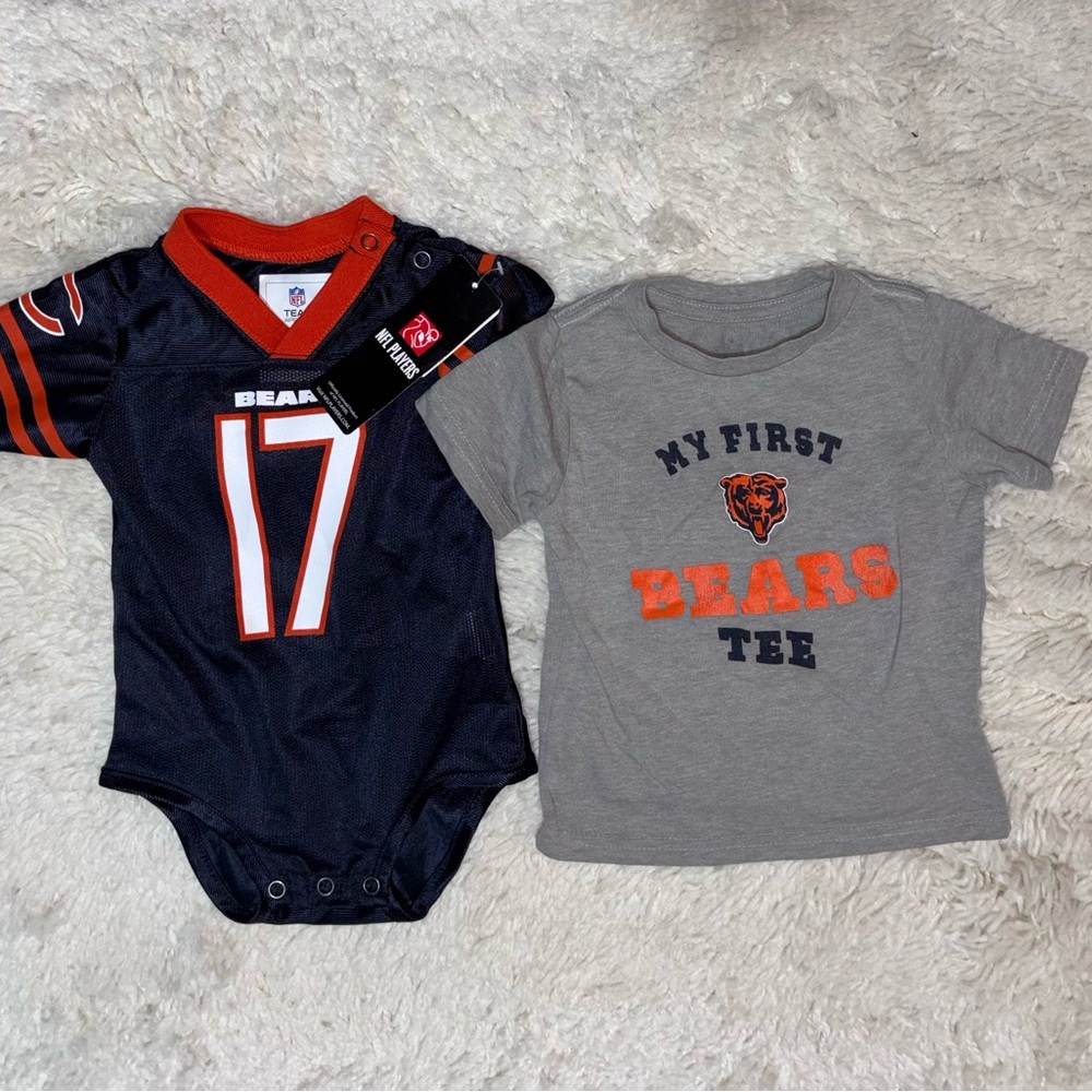 Chicago Bears baby jersey and shirt
